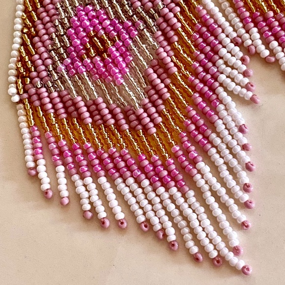 🌺🎉HP🎉🌺 NWT Deepa Gurnani Beaded Diamond Fringe Chandeliers - Picture 12 of 16